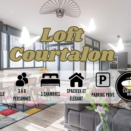 特鲁瓦Loft Courtalon - Haut Standing - Patio - Parking Prives公寓 外观 照片
